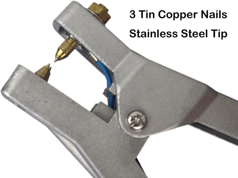 VQP Ground Cable Clamp, 16.4ft Coiled Grounding Cable, Aluminum Alloy Anti Static Grounding Clamp, 3 Copper Nails, Clamps 23mm, for Gas Station Oil Depot Tank Chemical Plant - Image 4